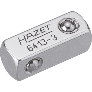HAZET Durchsteck-Vierkant 6413-3 | Vierkant 10 mm (3/8 Zoll) | Vierkant 10 mm (3/8 Zoll)