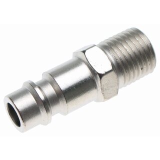 BGS technic Druckluft-Stecknippel | AG 6,3 mm (1/4")