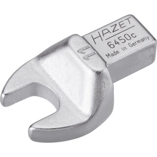 HAZET Einsteck-Maulschlüssel 6450C-11 | Einsteck-Vierkant 9 X 12 mm | Außen-Sechskant Profil | 11