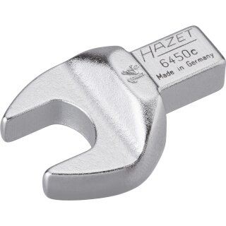 HAZET Einsteck-Maulschlüssel 6450C-14 | Einsteck-Vierkant 9 X 12 mm | Außen-Sechskant Profil | 14