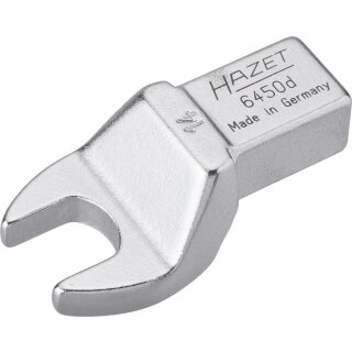 HAZET Einsteck-Maulschlüssel 6450D-14 | Einsteck-Vierkant 14 X 18 mm | Außen-Sechskant Profil | 14