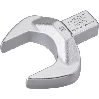 HAZET Einsteck-Maulschlüssel 6450D-36 | Einsteck-Vierkant 14 X 18 mm | Außen-Sechskant Profil | 36