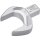 HAZET Einsteck-Maulschlüssel 6450D-38 | Einsteck-Vierkant 14 X 18 mm | Außen-Sechskant Profil | 38