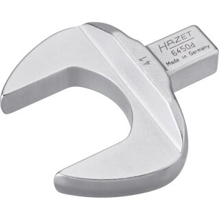 HAZET Einsteck-Maulschlüssel 6450D-41 | Einsteck-Vierkant 14 X 18 mm | Außen-Sechskant Profil | 41