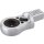 HAZET Einsteck Ratschen-Ringschlüssel 6606D-17 | Einsteck-Vierkant 14 X 18 mm | Außen-Doppel-Sechskant Profil | 17