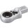 HAZET Einsteck Ratschen-Ringschlüssel 6606D-18 | Einsteck-Vierkant 14 X 18 mm | Außen-Doppel-Sechskant Profil | 18