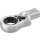 HAZET Einsteck Ratschen-Ringschlüssel 6606D-21 | Einsteck-Vierkant 14 X 18 mm | Außen-Doppel-Sechskant Profil | 21
