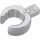 HAZET Einsteck-Ringschlüssel (offen) 6612C-21 | Einsteck-Vierkant 9 X 12 mm | Außen-Doppel-Sechskant Profil | 21