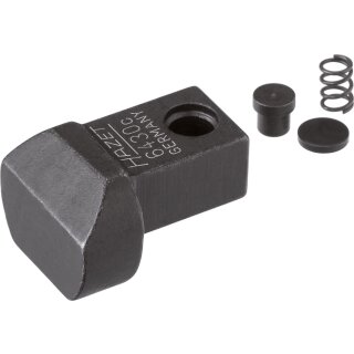 HAZET Einsteck-Anschweißteil 6430C | Einsteck-Vierkant 9 X 12 mm