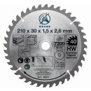 Kraftmann Hartmetall-Kreissägeblatt | Ø 210 x...