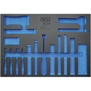 BGS technic Werkstattwageneinlage 3/3 | leer | für Art. 4034