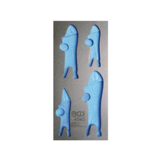 BGS technic Werkstattwageneinlage 1/3 | leer | für Art. 4040