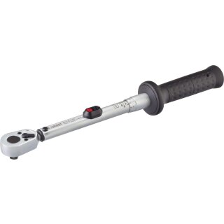 HAZET Drehmoment-Schlüssel US-STANDARD 6114-1CT | Nm min-maX: 6.8 - 54.2 Nm | lbf min-maX: 5 - 40 lbf.ft | Toleranz: 3% | Vierkant 10 mm (3/8 Zoll)