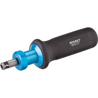 HAZET Drehmoment-Schraubendreher 6003CT | Nm min-maX: 1 - 6 Nm | Toleranz: 5% | Sechskant6,3 (1/4 Zoll)