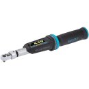 HAZET Drehmoment- / Drehwinkelschlüssel, elektronisch | SmartTAC SYSTEM 7000 sTAC | 1??1000 Nm 7280-2STAC | Nm min-maX: 1??10 Nm | lbf min-maX: 0.75??7.5 lbf.ft? Toleranz: 2% | Einsteck-Vierkant 9 X 12 mm, Vierkant 6,3 mm (1/4 Zoll)