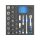 BGS technic Werkstattwageneinlage 2/3: Steckschlüssel-Satz 12,5 mm (1/2") | 27-tlg.