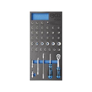 BGS technic Werkstattwageneinlage 1/3: Steckschlüssel-Satz | 6,3 mm (1/4") | 41-tlg.
