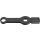 HAZET Schlag-Ringschlüssel (Doppel-6kt.) mit 2 Schlagflächen 4937-21 | Vierkant20 mm (3/4 Zoll) | Außen-Doppel-Sechskant Profil | 21