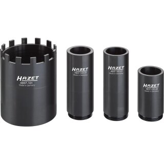HAZET Nkw Zapfenschlüssel-Satz 4937-101/4 | Vierkant20 mm (3/4 Zoll) | Anzahl Werkzeuge: 4