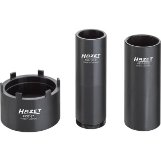 HAZET Nkw Zapfenschlüssel-Satz 4937-87/3 | Vierkant20 mm (3/4 Zoll) | Anzahl Werkzeuge: 3 | 54 mm