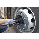 HAZET Nkw Ölkappen/ Achsmutter-Steckschlüssel, 6kt. 4937-95 | Vierkant20 mm (3/4 Zoll) | 95