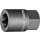 HAZET Bremssattel TORX® Einsatz 2871-E18 | Außen-Sechskant 22 mm | Außen TORX® Profil