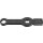 HAZET Schlag-Ringschlüssel (Doppel-6kt.) mit 2 Schlagflächen 2872SZ-26 | Vierkant20 mm (3/4 Zoll) | Außen-Doppel-Sechskant Profil | 26