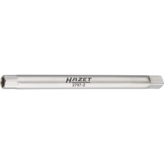 HAZET Stoßfänger Rohr-Steckschlüssel 2797-2 | Vierkant6,3 mm (1/4 Zoll) | Außen-Sechskant Profil | 8