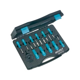 HAZET SYSTEM-KABEL-Entriegeler-Sortiment 4670-5/12 | Anzahl Werkzeuge: 12