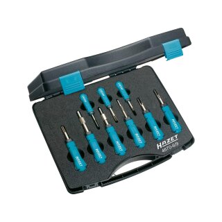 HAZET SYSTEM-KABEL-Entriegeler-Sortiment 4670-6/9 | Anzahl Werkzeuge: 9