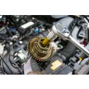 HAZET Nockenwellen-Versteller TORX® Schraubendreher-Einsatz mit Bohrung 2788-T100H | Vierkant12,5 mm (1/2 Zoll) | Tamper Resistant TORX® Profil | 100 mm