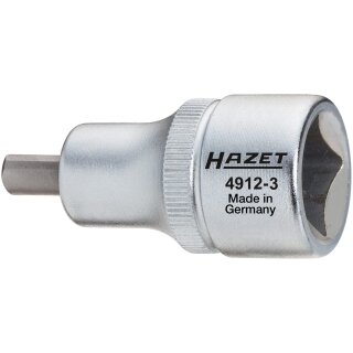 HAZET Radlagergehäuse-Spreizer 4912-3 | Vierkant12,5 mm (1/2 Zoll) | Zapfenprofil massiv | Zapfenprofil 6 X 8 mm