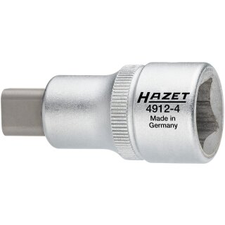 HAZET Radlagergehäuse-Spreizer 4912-4 | Vierkant12,5 mm (1/2 Zoll) | Zapfenprofil massiv | Zapfenprofil 7,8 X 11 mm