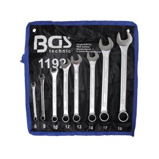 BGS technic Maul-Ringschlüssel-Satz | SW 6 - 19 mm | 8-tlg.