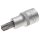 BGS technic Bit-Einsatz | Antrieb Innenvierkant 12,5 mm (1/2") | T-Profil (für Torx) mit Bohrung T50
