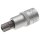 BGS technic Bit-Einsatz | Antrieb Innenvierkant 12,5 mm (1/2") | T-Profil (für Torx) mit Bohrung T55