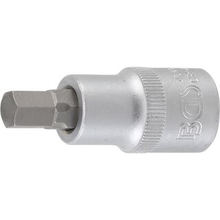 BGS technic Bit-Einsatz | Antrieb Innenvierkant 12,5 mm (1/2") | Innensechskant 9 mm