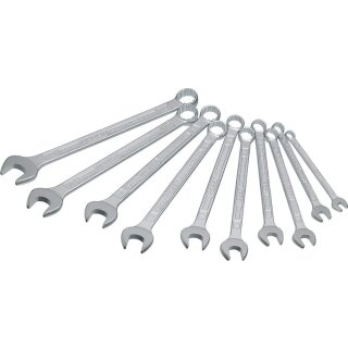 HAZET Ring-Maulschlüssel-Satz 600SPC/10 | Außen-Doppel-Sechskant-Tractionsprofil | Anzahl Werkzeuge: 10 | 8  19