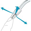 HAZET Ausblaspistole 100 mm, mit Venturidüse und gebogenem Rohr 9040P-4