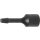 BGS technic Spezial-Steckschlüssel-Einsatz / Schraubenausdreher | Antrieb Innenvierkant 10 mm (3/8") | SW 6 mm