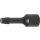 BGS technic Spezial-Steckschlüssel-Einsatz / Schraubenausdreher | Antrieb Innenvierkant 10 mm (3/8") | SW 8 mm