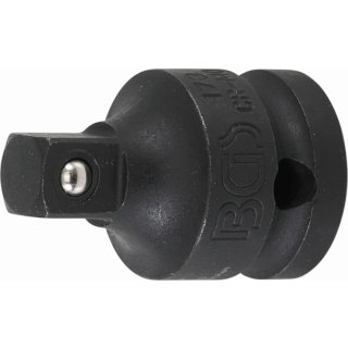 BGS technic Kraft-Steckschlüssel-Adapter | Innenvierkant 12,5 mm (1/2") - Außenvierkant 10 mm (3/8")