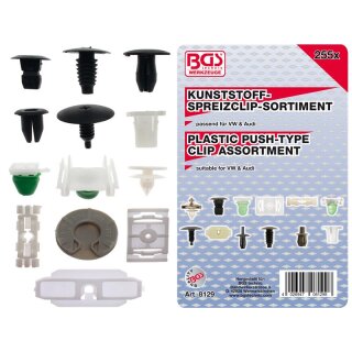 BGS technic Verkleidungs-Clip-Sortiment für VW Fahrzeuge | 255-tlg.