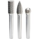 HAZET Hartmetall Frässtift-Satz 6 mm, 3-teilig...