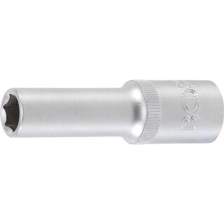 BGS technic Steckschlüssel-Einsatz Sechskant, tief | Antrieb Innenvierkant 12,5 mm (1/2") | SW 11 mm