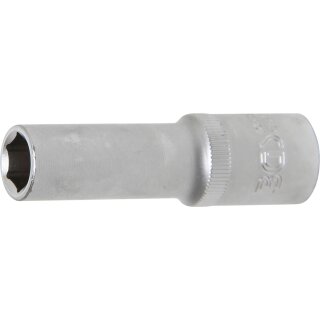 BGS technic Steckschlüssel-Einsatz Sechskant, tief | Antrieb Innenvierkant 12,5 mm (1/2") | SW 12 mm