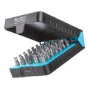 HAZET „BitE“-BoX  Bit-Satz 2240N/36 | Pozidriv Profil PZ, Sechskant6,3 (1/4 Zoll), Kreuzschlitz Profil PH, Tamper Resistant TORX® Profil, Innen-Sechskant Profil, Schlitz Profil, Innen TORX® Profil | Anzahl Werkzeuge: 36