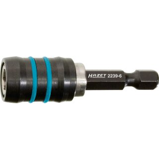 HAZET Adapter 2239-6 | Sechskant6,3 (1/4 Zoll) | Sechskant6,3 (1/4 Zoll)