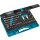 HAZET Werkzeug-Satz TORX® 1557/29 | Vierkant6,3 mm (1/4 Zoll), Vierkant10 mm (3/8 Zoll), Vierkant12,5 mm (1/2 Zoll) | Außen TORX® Profil, Tamper Resistant TORX® Profil, Innen TORX® Profil | Anzahl Werkzeuge: 29