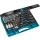 HAZET Werkzeug-Satz TORX® 1557/58 | Vierkant6,3 mm (1/4 Zoll), Vierkant10 mm (3/8 Zoll), Vierkant12,5 mm (1/2 Zoll), Sechskant6,3 (1/4 Zoll) | Außen TORX® Profil, Tamper Resistant TORX® Profil, Innen TORX® Profil | Anzahl Werkzeuge: 58